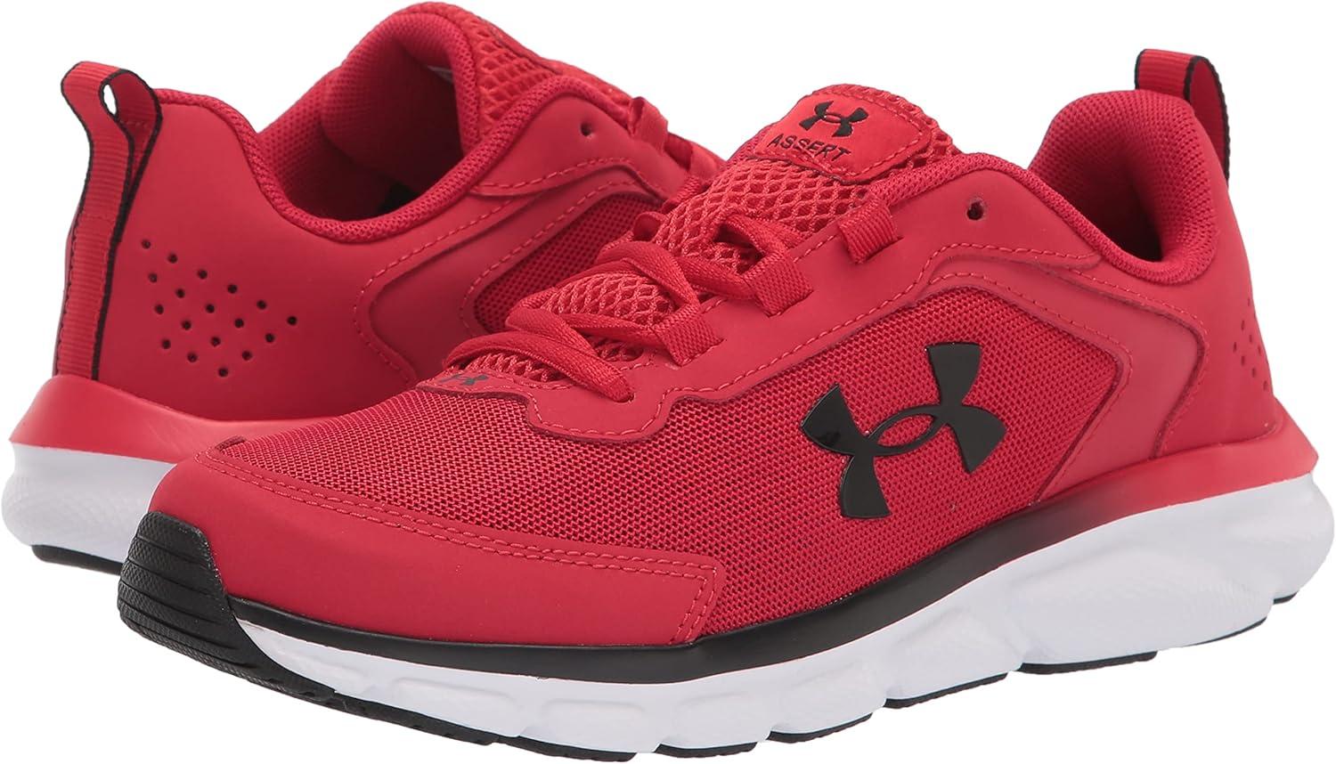 imageUnder Armour UnisexBaby Grade School Assert 9 Running ShoeRed 600White