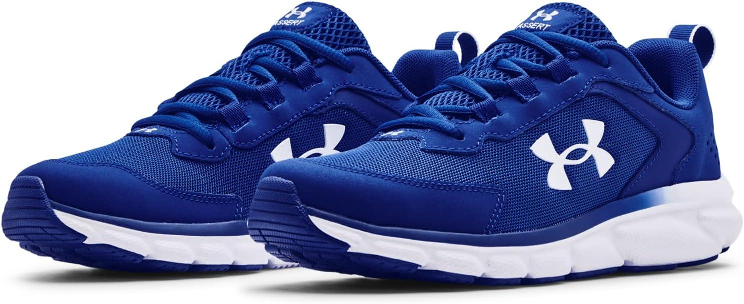 imageUnder Armour UnisexBaby Grade School Assert 9 Running ShoeRoyal 400White