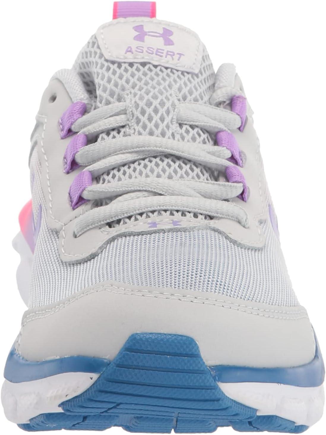 imageUnder Armour UnisexChild Grade School Assert 9 Sneaker106 Halo GrayWhiteVivid Lilac