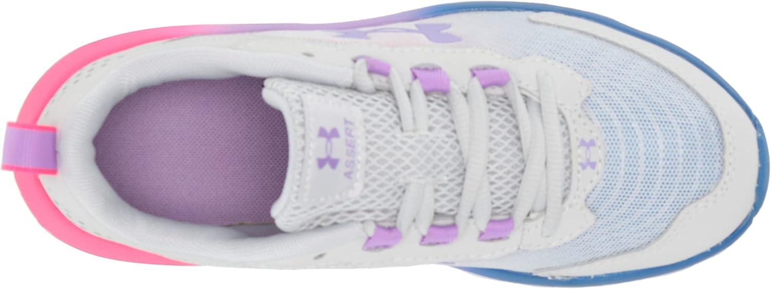 imageUnder Armour UnisexChild Grade School Assert 9 Sneaker106 Halo GrayWhiteVivid Lilac