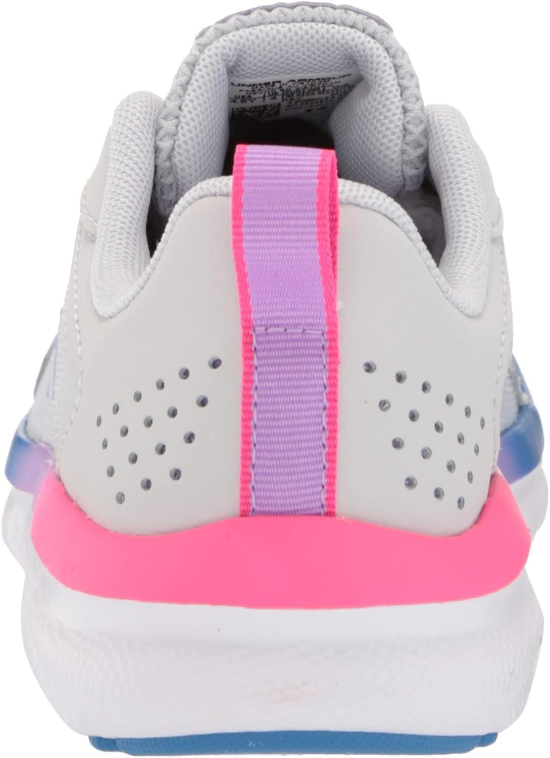 imageUnder Armour UnisexChild Grade School Assert 9 Sneaker106 Halo GrayWhiteVivid Lilac