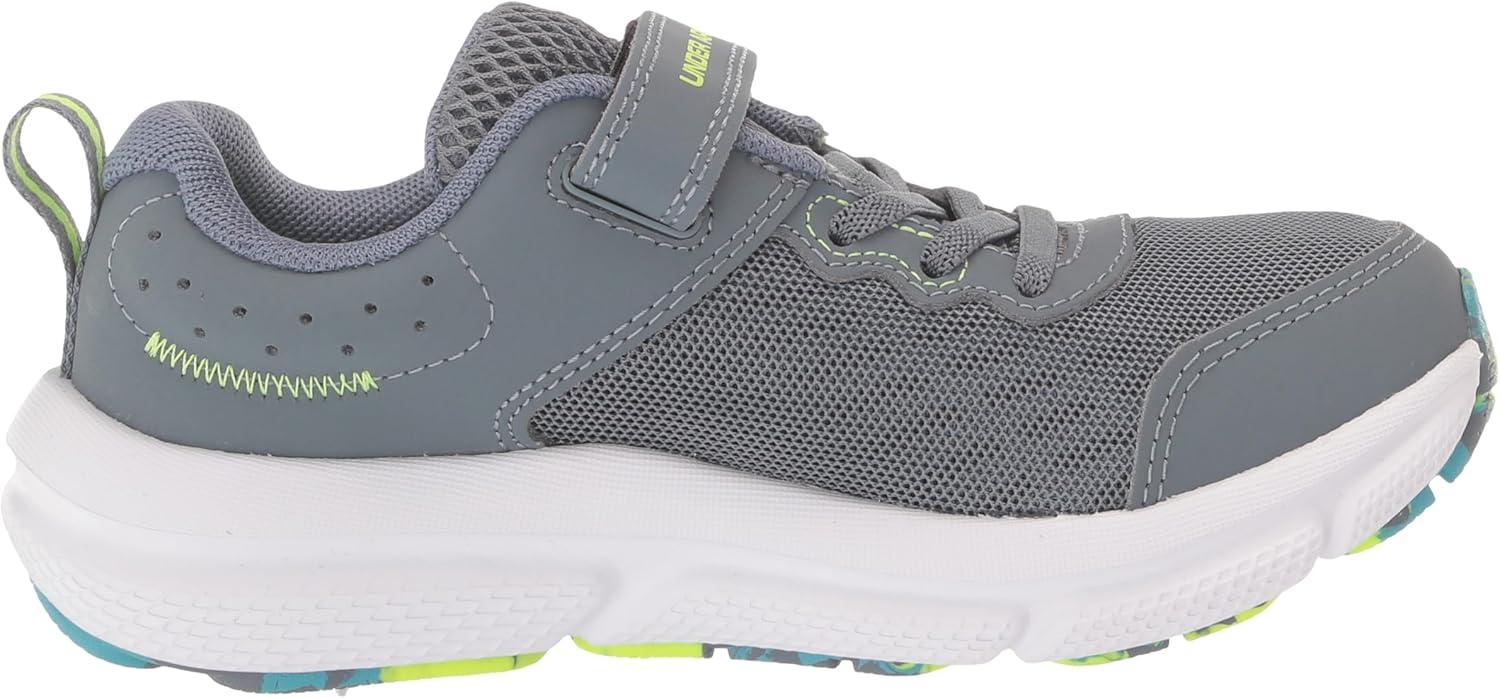 imageUnder Armour UnisexChild Pre School Assert 10 Alternate Closure101 GravelGlacier BlueLime Surge