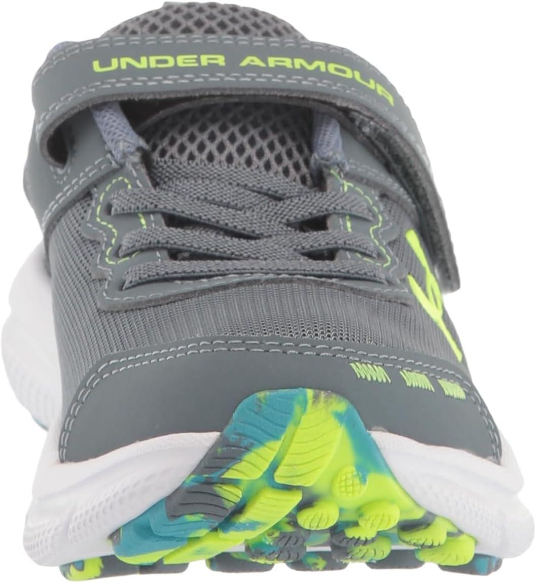 imageUnder Armour UnisexChild Pre School Assert 10 Alternate Closure101 GravelGlacier BlueLime Surge