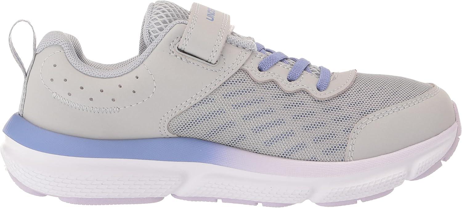 imageUnder Armour UnisexChild Pre School Assert 10 Alternate Closure101 Mod GrayNebula PurpleBaja Blue