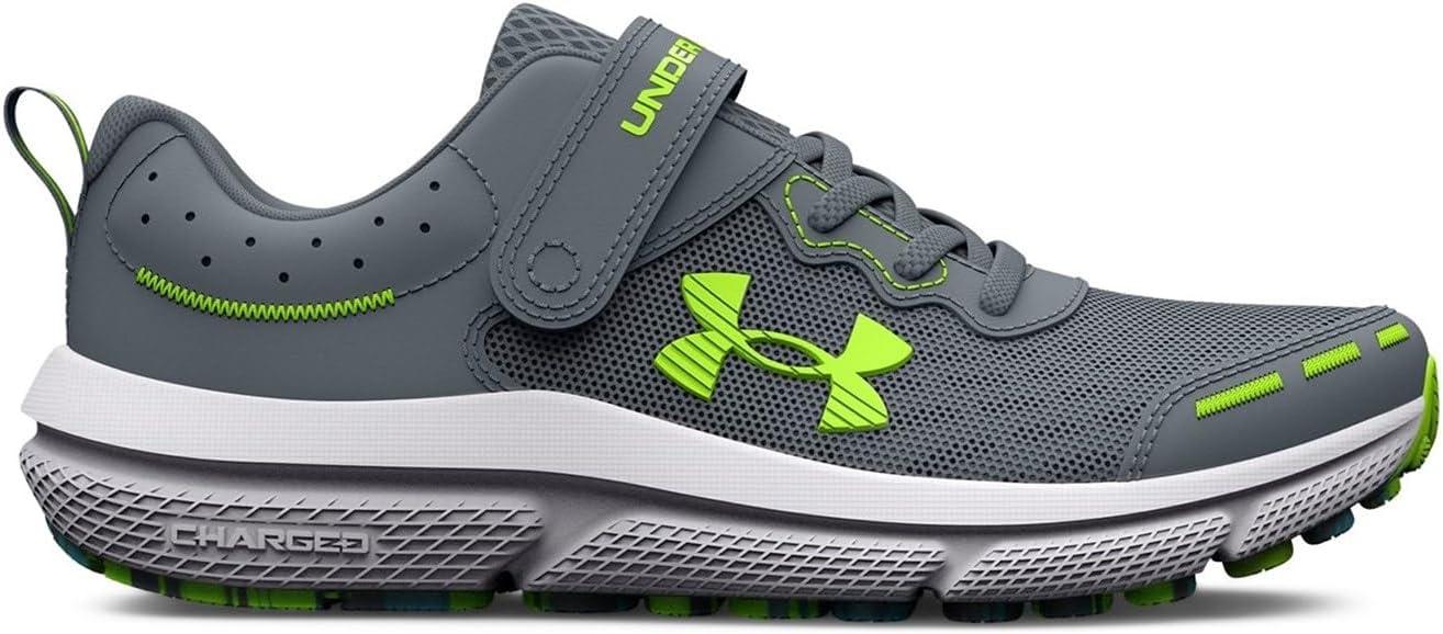 imageUnder Armour UnisexChild Pre School Assert 10 Alternate Closure102 GravelGlacier BlueLime Surge
