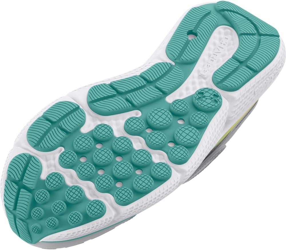 imageUnder Armour UnisexChild Pre School Assert 10 Alternate Closure102 Halo GrayRadial TurquoiseSonic Yellow