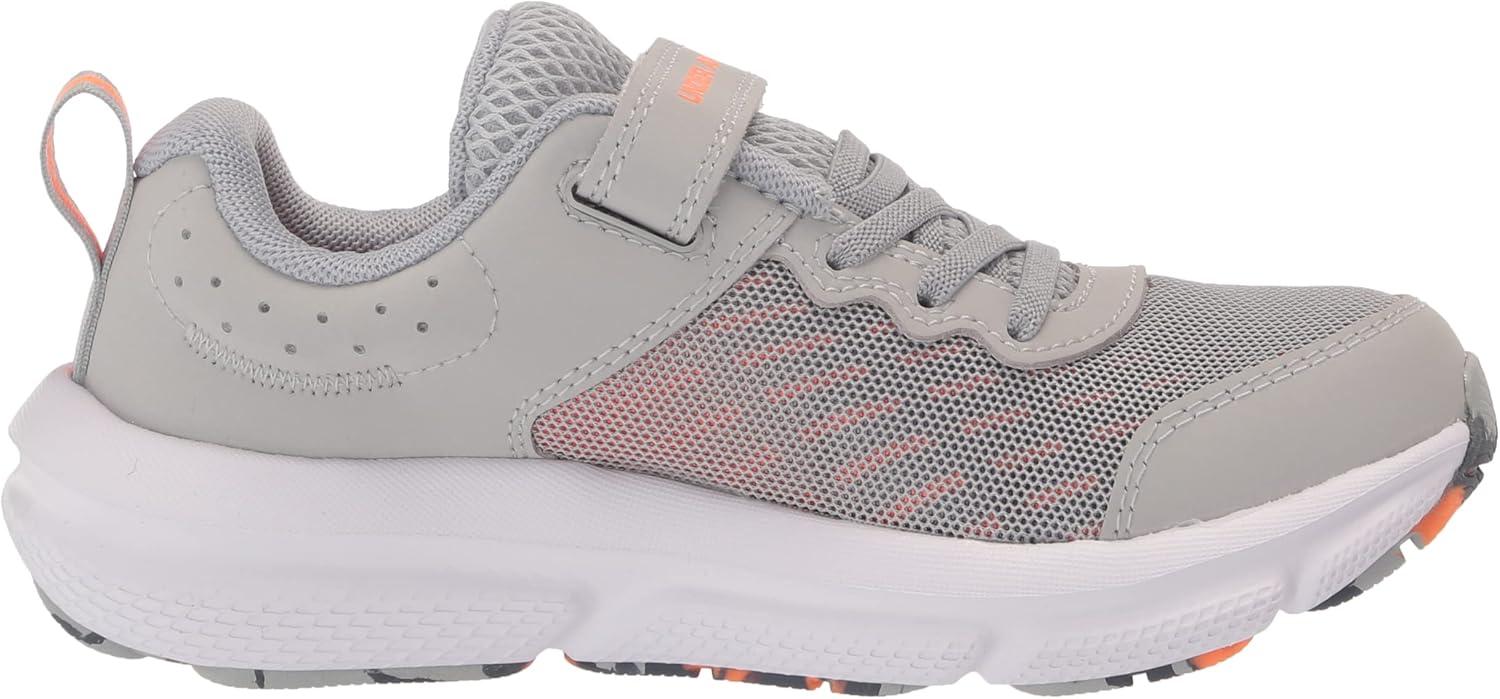 imageUnder Armour UnisexChild Pre School Assert 10 Alternate Closure103 Mod GrayOrange BlastOrange Blast
