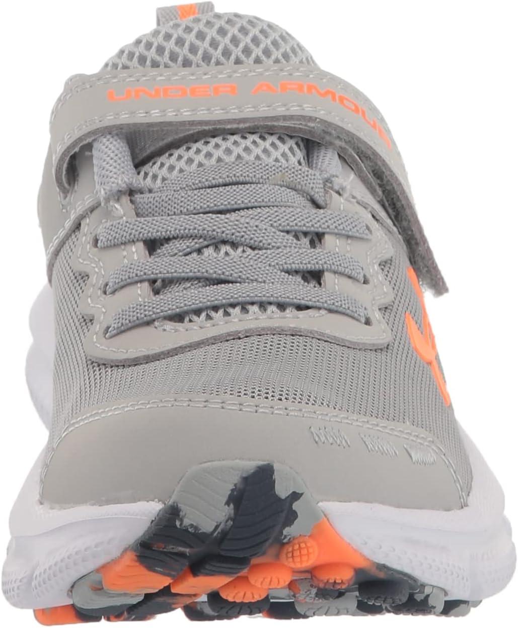 imageUnder Armour UnisexChild Pre School Assert 10 Alternate Closure103 Mod GrayOrange BlastOrange Blast