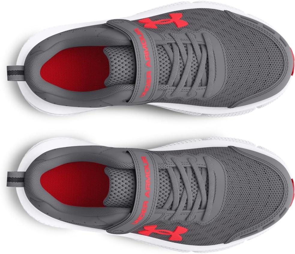 imageUnder Armour UnisexChild Pre School Assert 10 Alternate Closure108 Titan GrayBlackRacer Red
