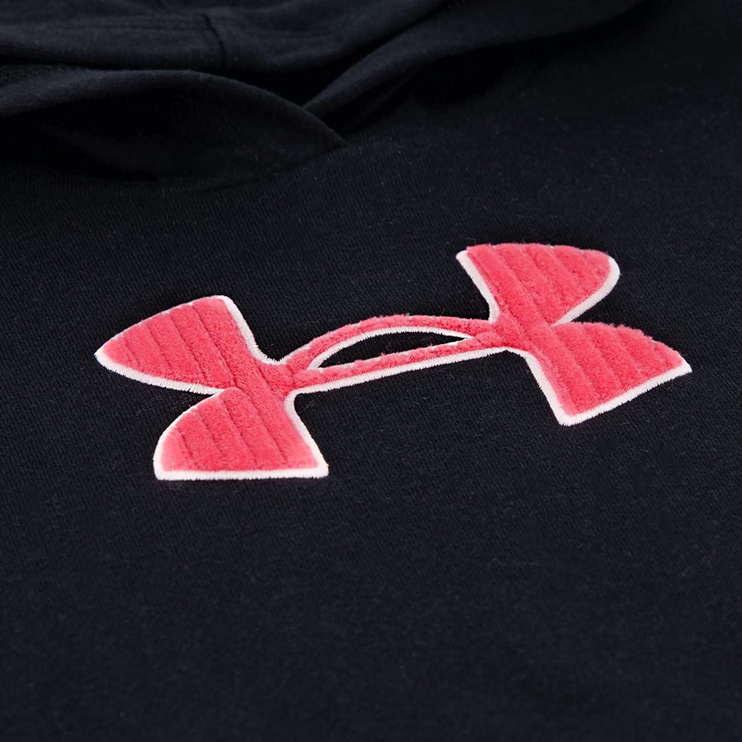 imageUnder Armour babygirls Ua Terrazzo Leopard Heart SetShort SetBlack Rib Velour