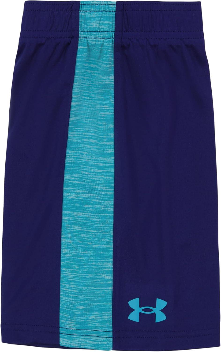 imageUnder Armour babygirls Ua Terrazzo Leopard Heart SetShort SetBlue Surf Dropback