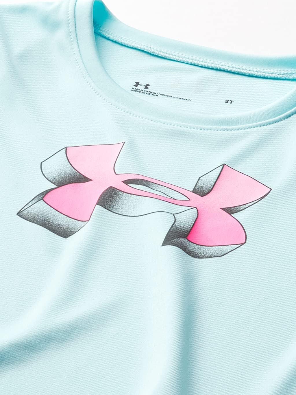 imageUnder Armour babygirls Ua Terrazzo Leopard Heart SetShort SetBreeze S21