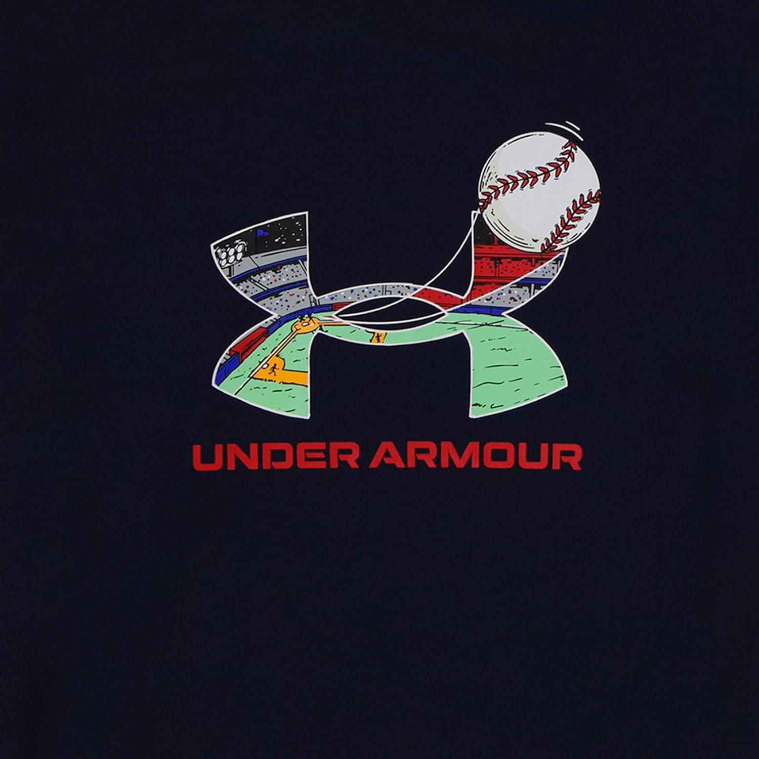 imageUnder Armour babygirls Ua Terrazzo Leopard Heart SetShort SetNavyRed Twist Baseball