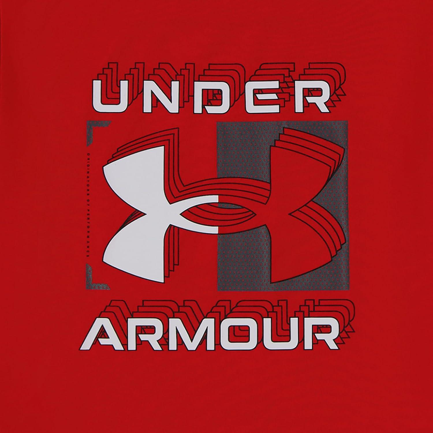 imageUnder Armour babygirls Ua Terrazzo Leopard Heart SetShort SetRed  Mesh Short