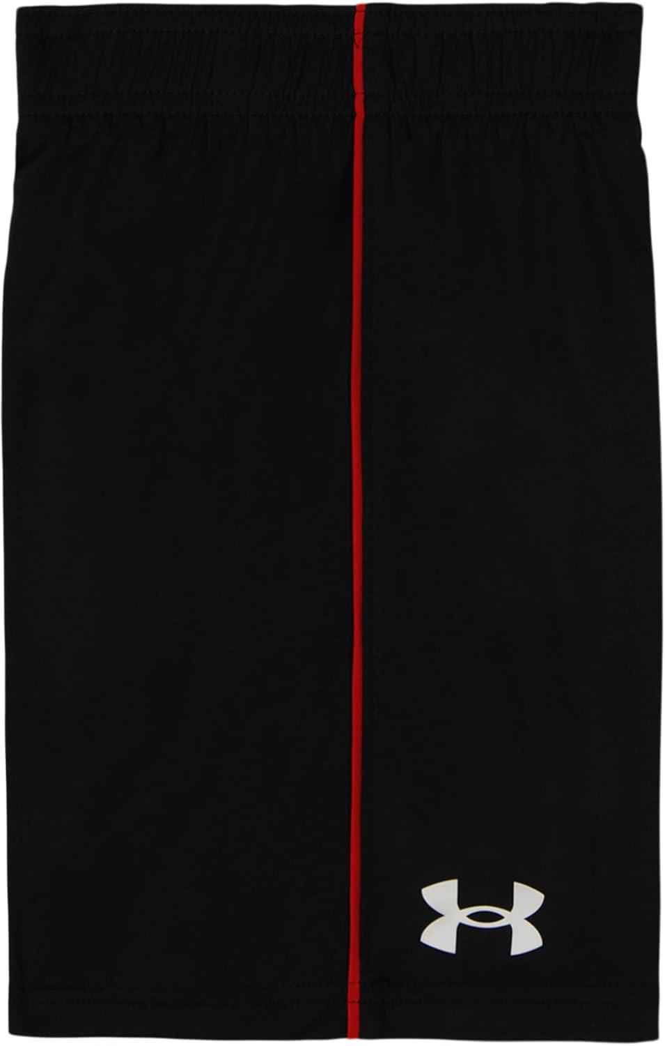 imageUnder Armour babygirls Ua Terrazzo Leopard Heart SetShort SetRed TwistBlack