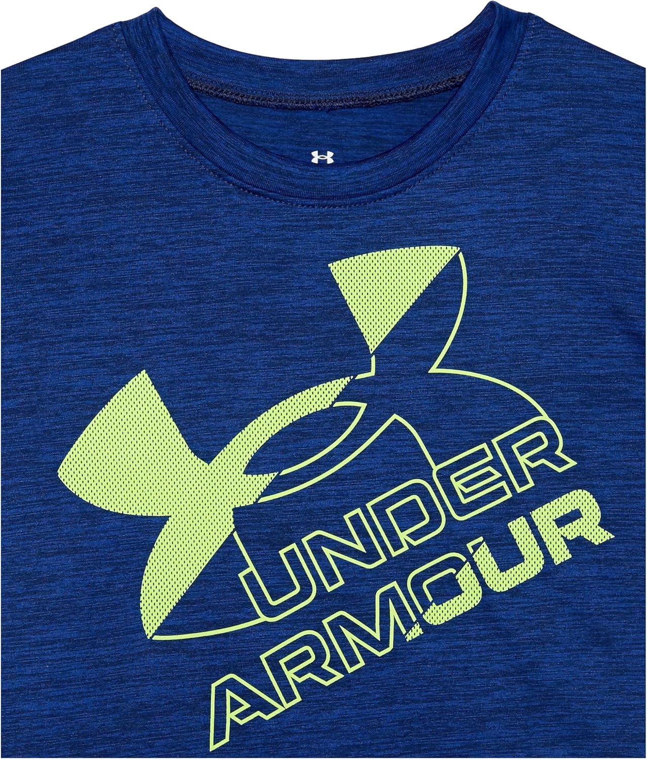 imageUnder Armour babygirls Ua Terrazzo Leopard Heart SetShort SetRoyal Mesh
