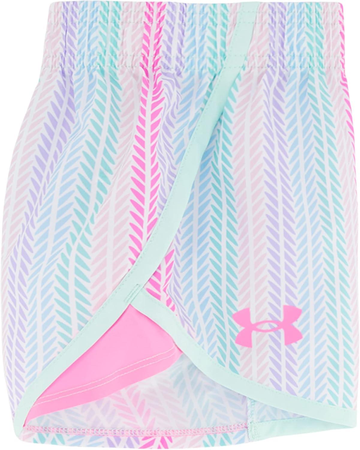 imageUnder Armour babygirls Ua Terrazzo Leopard Heart SetShort SetSea Mist Logo Sp22