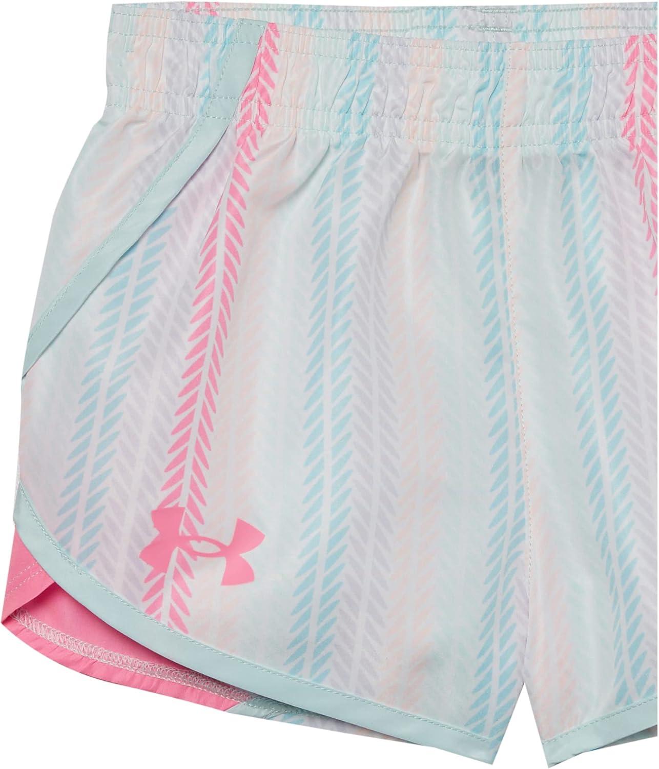 imageUnder Armour babygirls Ua Terrazzo Leopard Heart SetShort SetSea Mist Logo Sp22