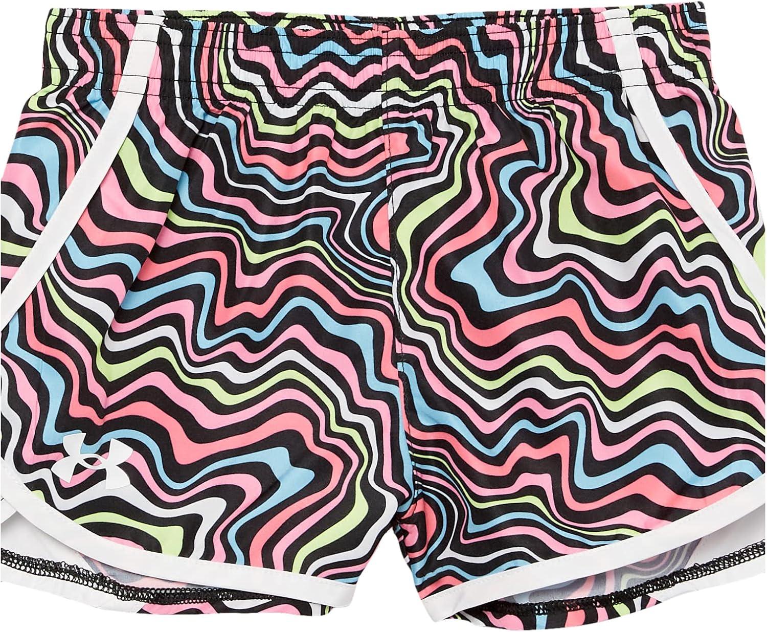 imageUnder Armour babygirls Ua Terrazzo Leopard Heart SetShort SetSolar Pink Su22