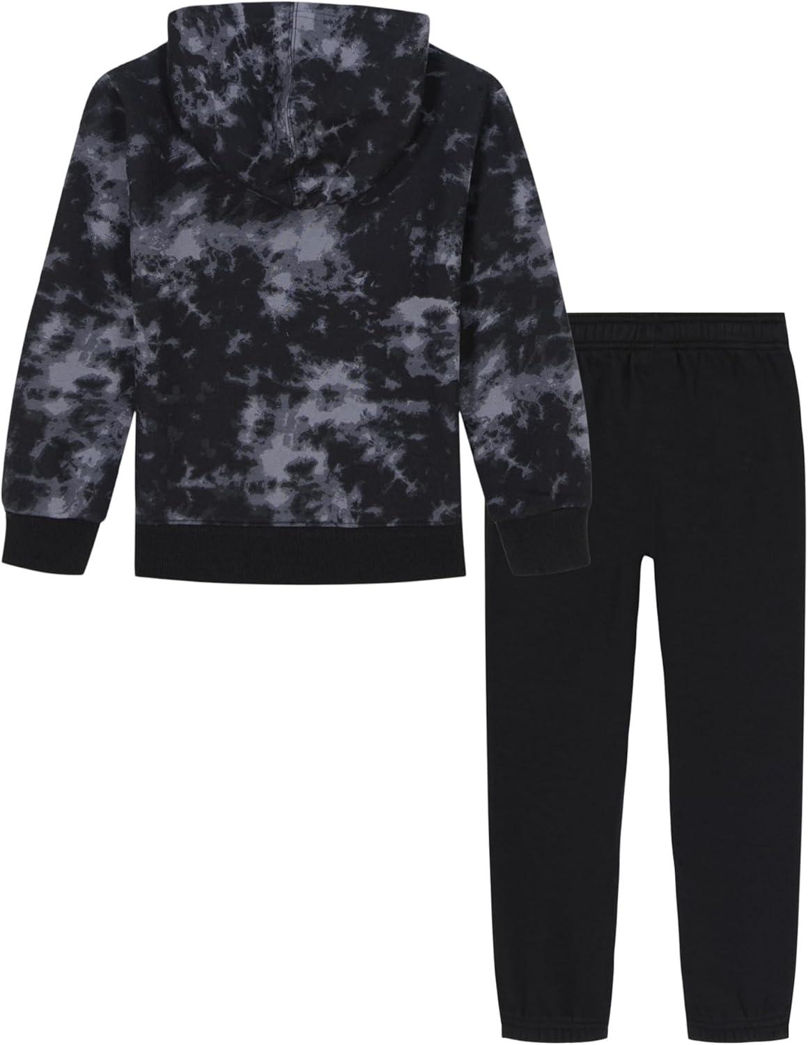 imageUnder Armour boys Hoodie Set Bottoms ampamp Hoodie Lightweight ampamp Relaxed Fit Zip UpBlack All Over Print