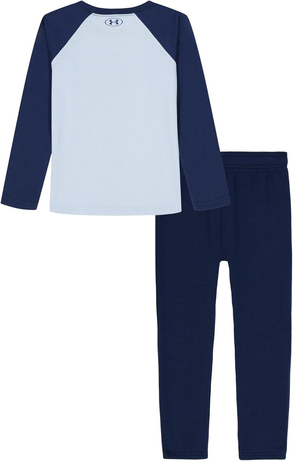 imageUnder Armour boys Hoodie Set Bottoms ampamp Hoodie Lightweight ampamp Relaxed Fit Zip UpBlue Calm Rock Crawler