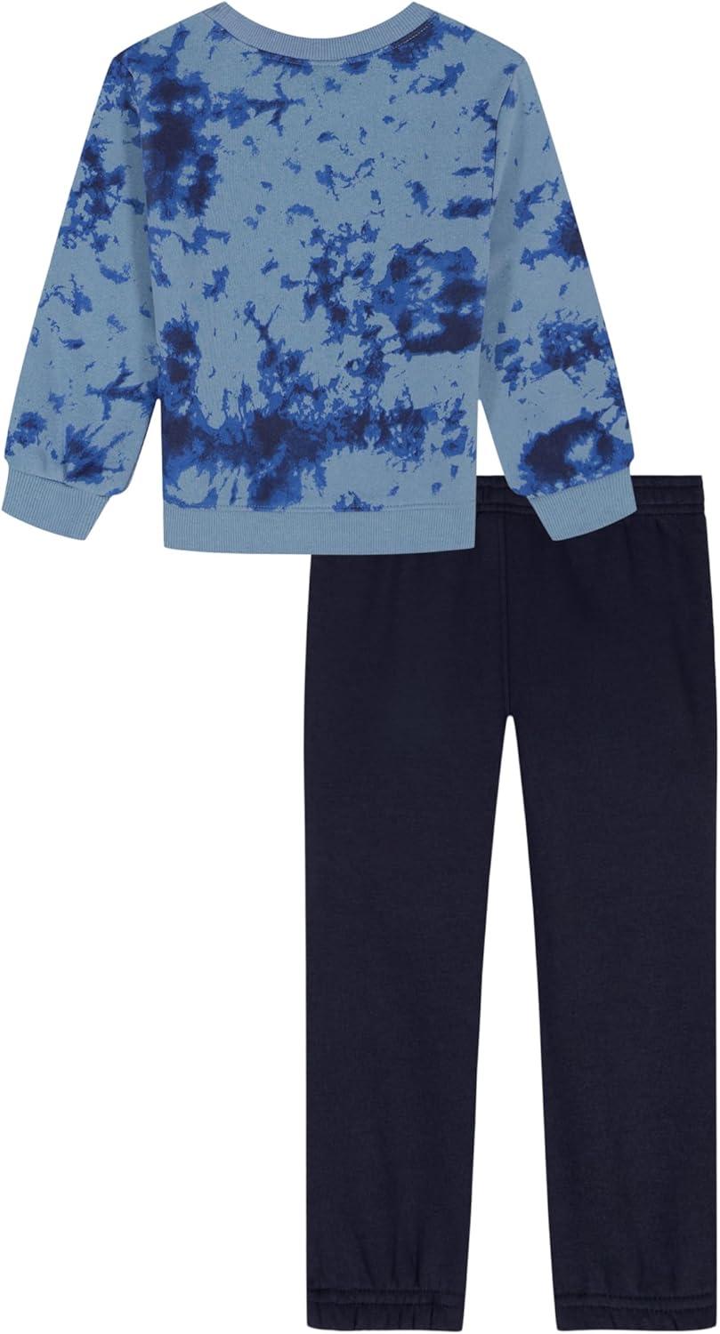 imageUnder Armour boys Hoodie Set Bottoms ampamp Hoodie Lightweight ampamp Relaxed Fit Zip UpBlue Smoke All Over Print