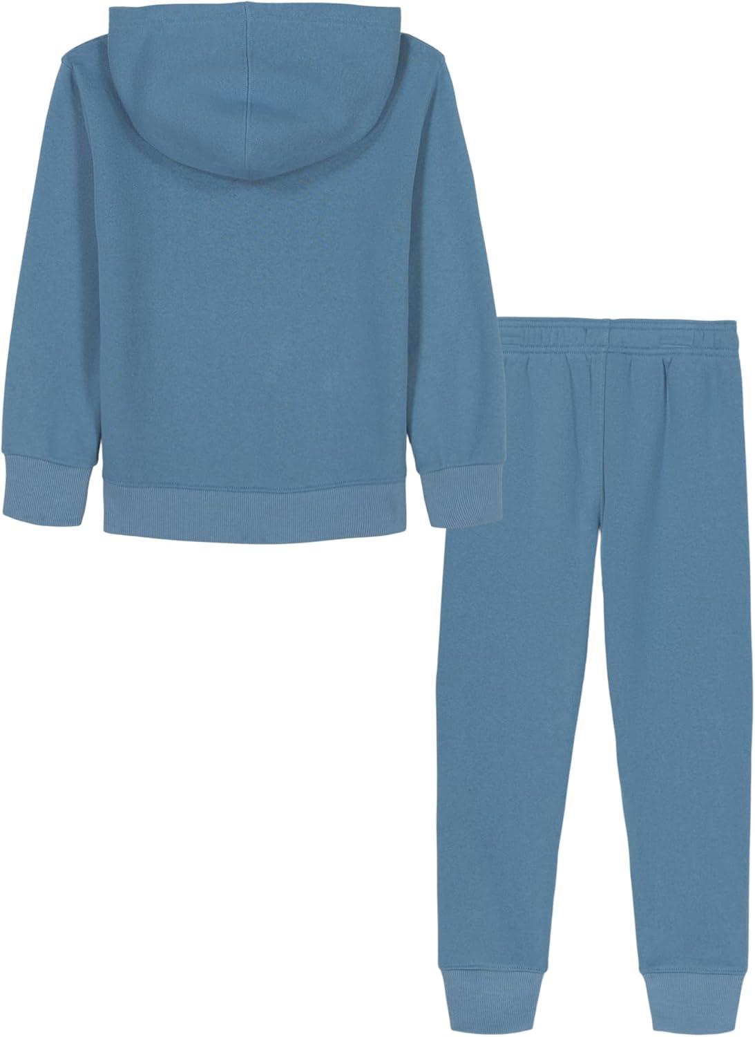 imageUnder Armour boys Hoodie Set Bottoms ampamp Hoodie Lightweight ampamp Relaxed Fit Zip UpBlue Smoke Big Logo