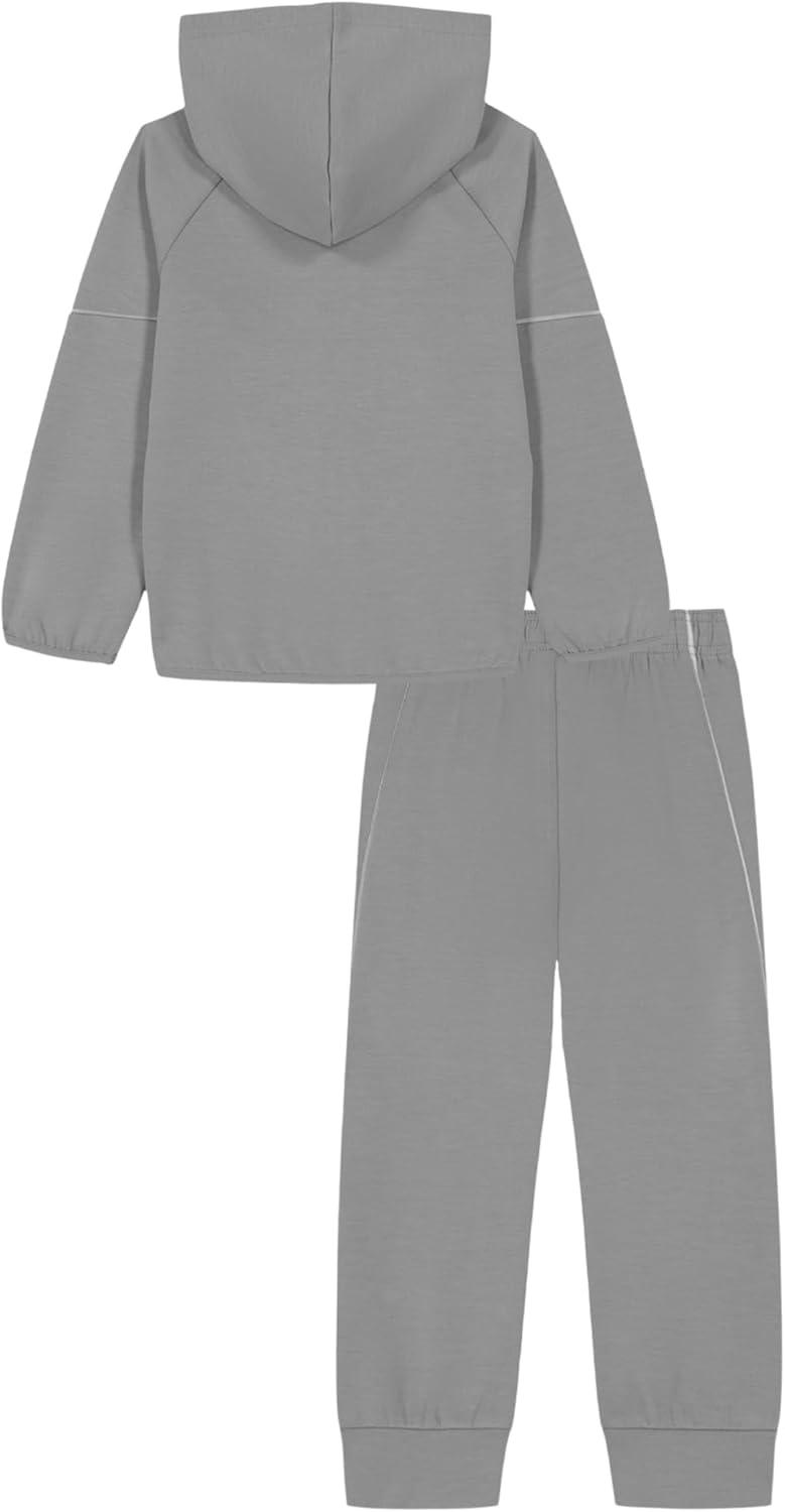 imageUnder Armour boys Hoodie Set Bottoms ampamp Hoodie Lightweight ampamp Relaxed Fit Zip UpDouble Knit Full Zip  Steel