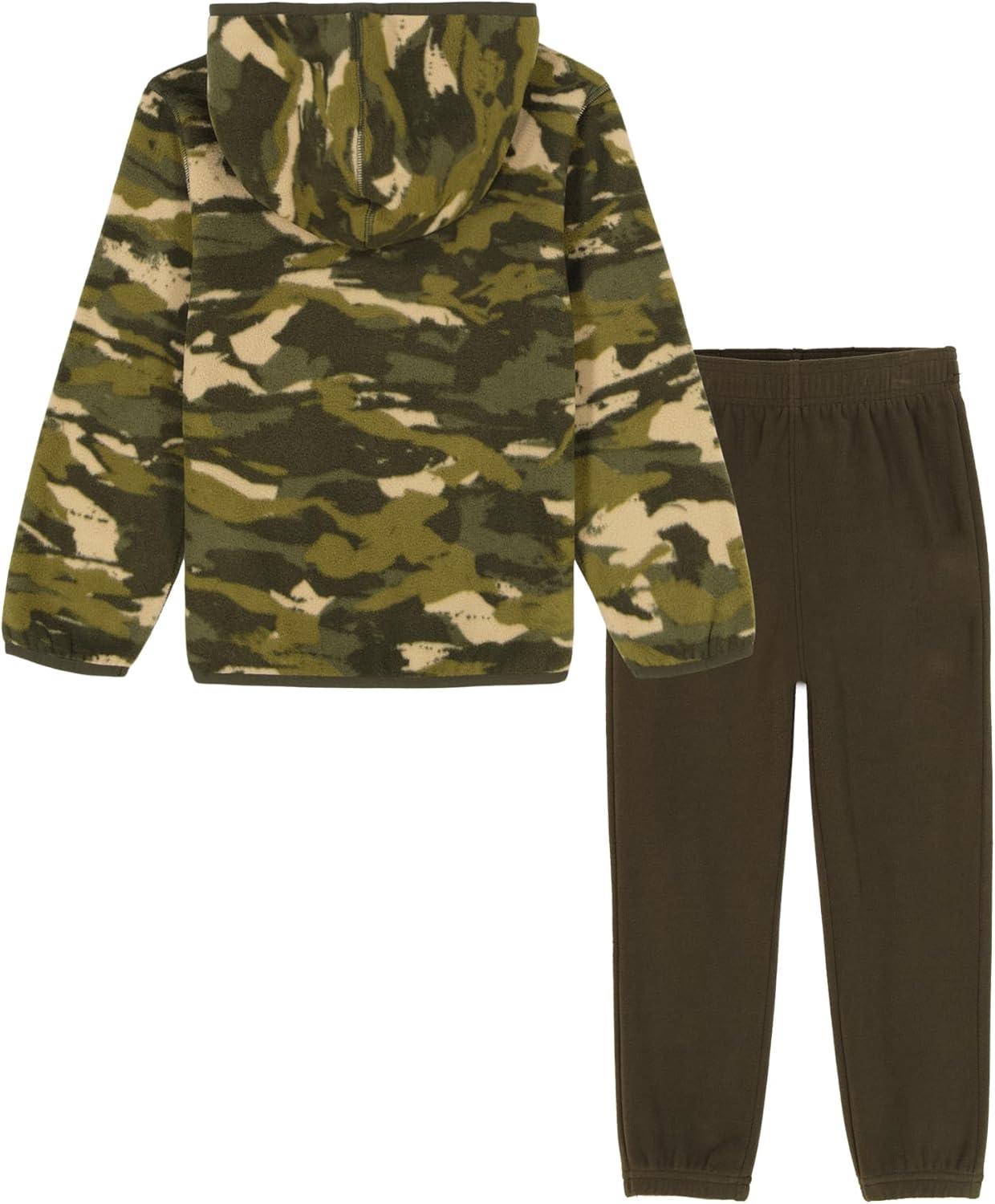 imageUnder Armour boys Short Sleeve Tee and Jogger SetCanteen Green Reaper