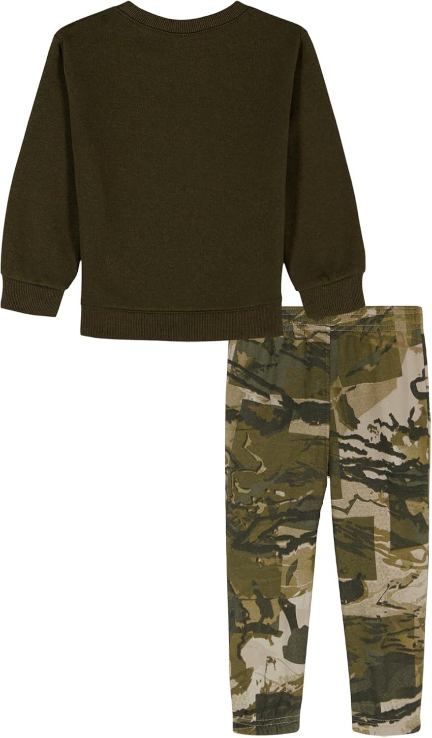 imageUnder Armour boys Short Sleeve Tee and Jogger SetMarine Green All Over Print