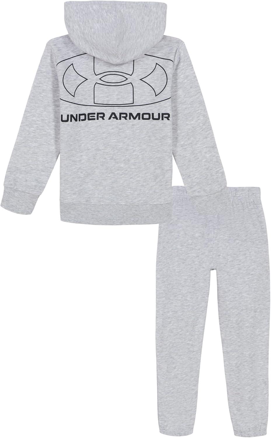 imageUnder Armour boys Short Sleeve Tee and Jogger SetMod Gray Full Zip