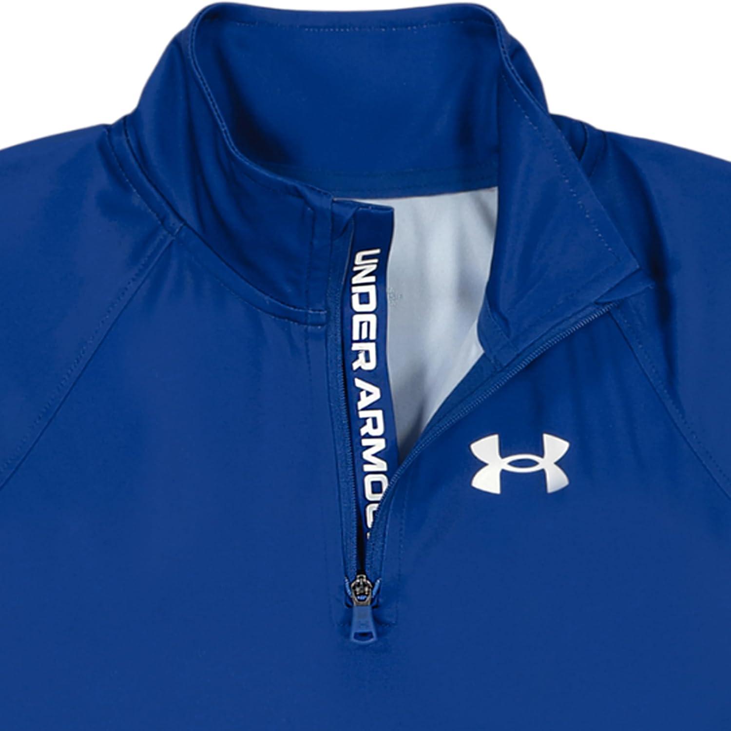 imageUnder Armour boys Short Sleeve Tee and Jogger SetRoyal Tech Quarterzip