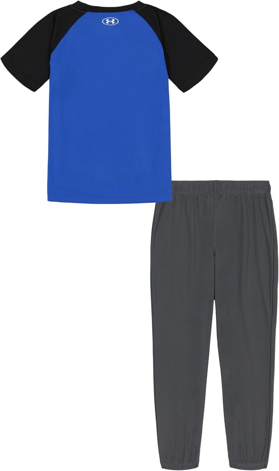 imageUnder Armour boys Short Sleeve Tee and Jogger SetTeam Royal