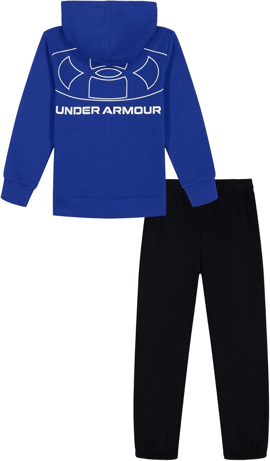 imageUnder Armour boys Short Sleeve Tee and Jogger SetTeam Royal Full Zip