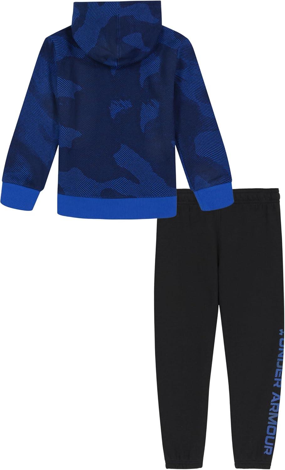 imageUnder Armour boys Short Sleeve Tee and Jogger SetTeam Royal Lino Wave