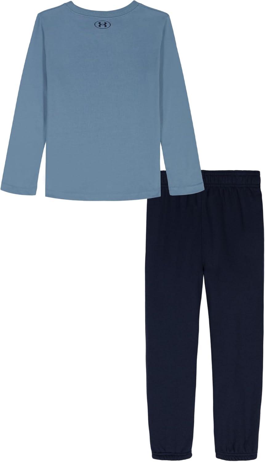 imageUnder Armour boys Short Sleeve Tee and Jogger SetUnder Armour Little Boys Ua Stacked Logo Set