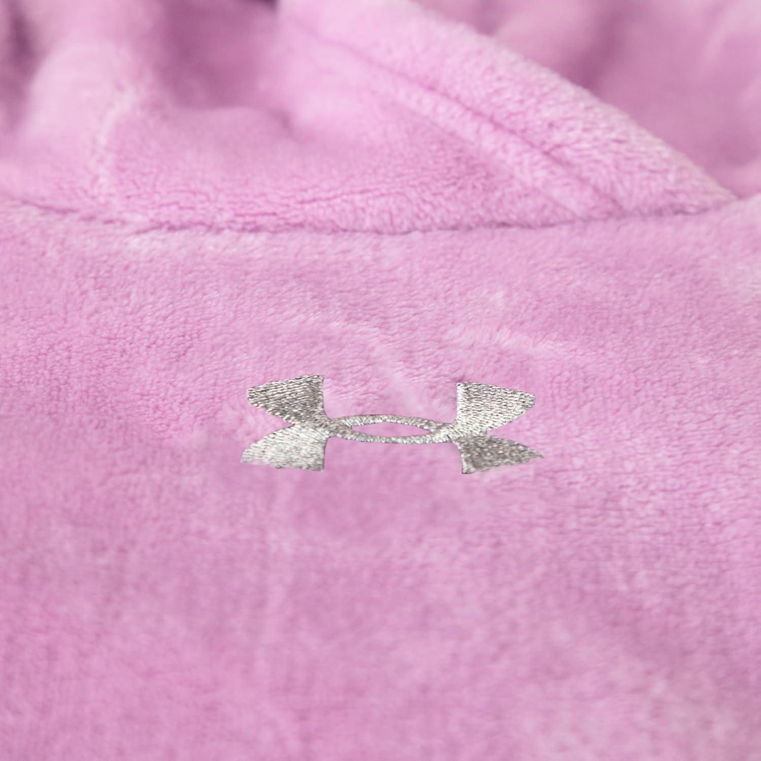 imageUnder Armour girls Hoodie SetPink Dawn Allover Sherpa