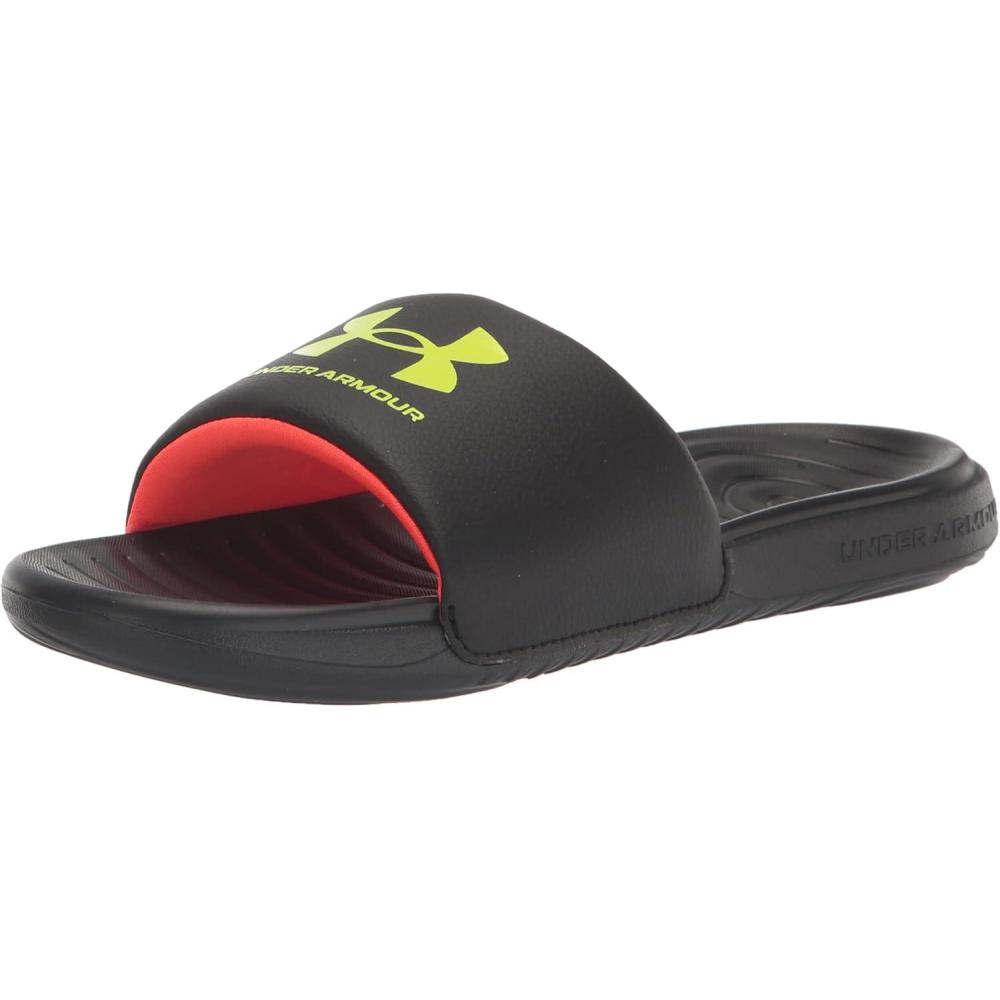 imageUnder Armour Boys Ansa Fixed Strap Sandal302 BlackBlackYellow Ray