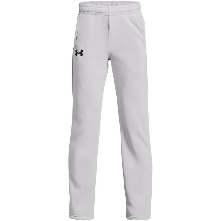 imageUnder Armour Boys Armourfleece Straight Leg Pant014 Halo Gray   Black