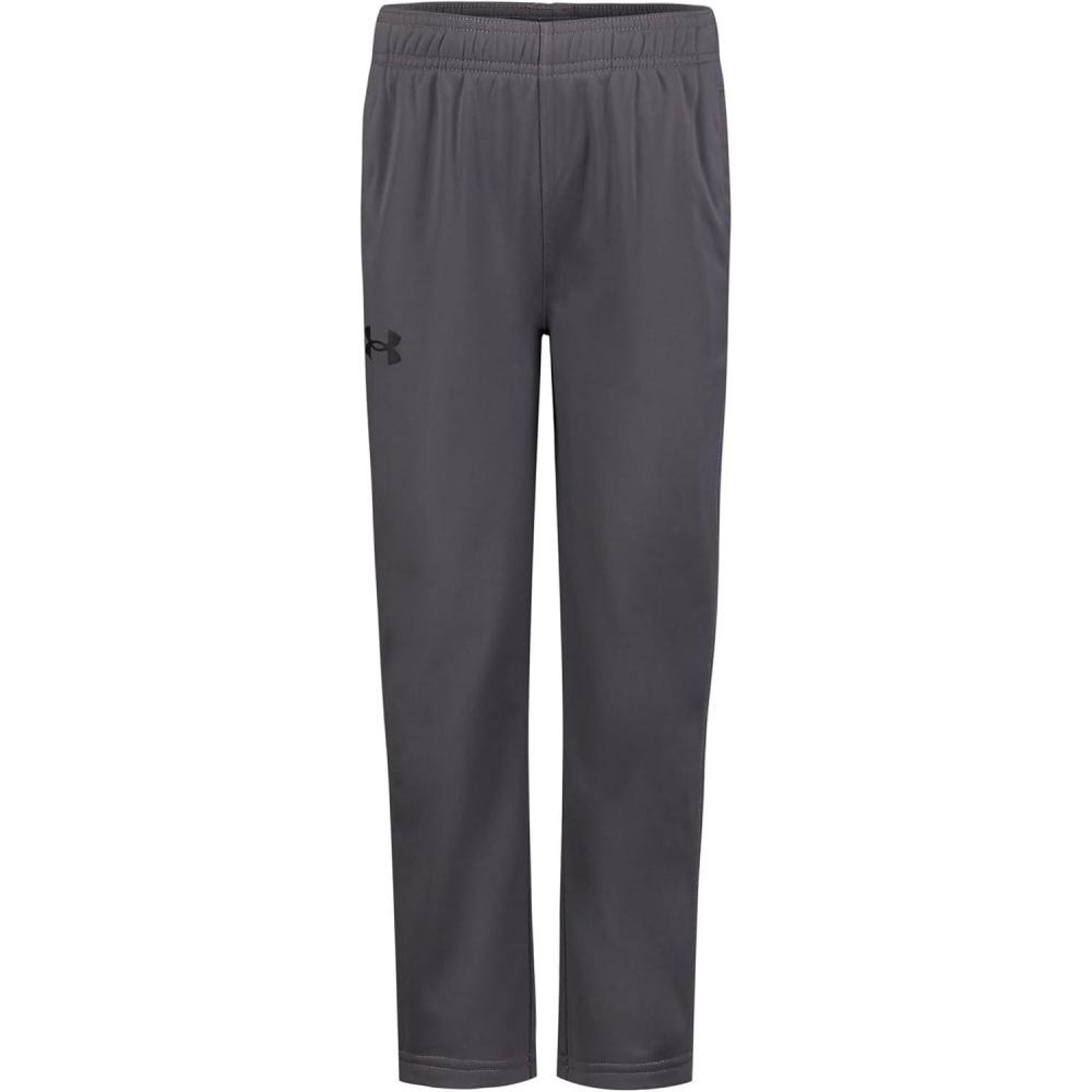 imageUnder Armour Boys Brawler Joggers Sweatpants with Elastic Waistband ampamp Pant Leg Logo DesignCastlerockBlack Logo