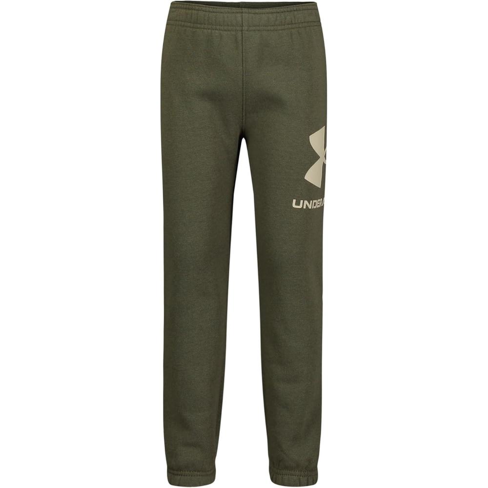 imageUnder Armour Boys Jogger Pull on Style Logo ampamp Printed DesignsMarine Od Green