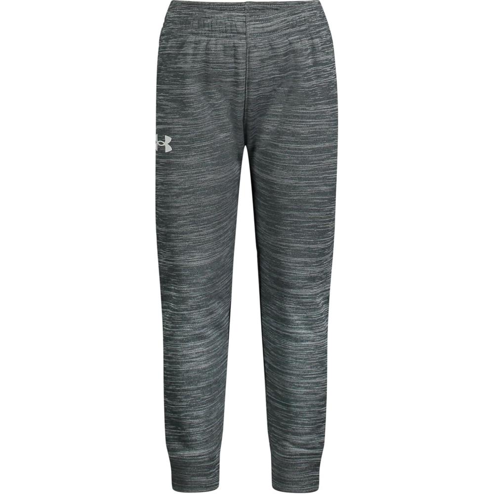 imageUnder Armour Boys Jogger Pull on Style Logo ampamp Printed DesignsTwist  Pitch Gray