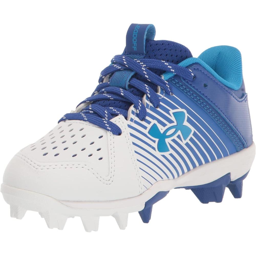 imageUnder Armour Boys Leadoff Low Junior Rubber Molded Baseball CleatRoyal