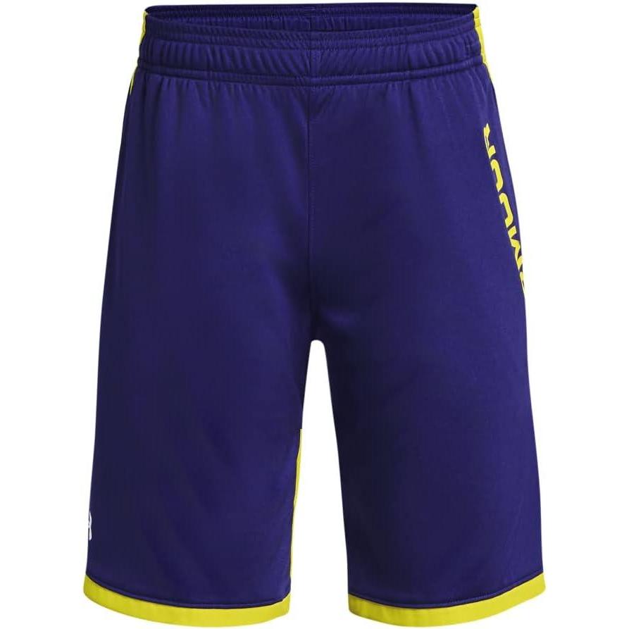 imageUnder Armour Boys Stunt 30 Shorts468 Sonar Blue  Starfruit  White