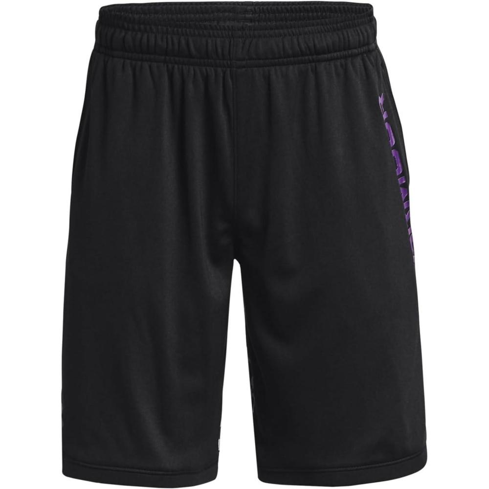 imageUnder Armour Boys Stunt 30 ShortsBlack  Galaxy Purple