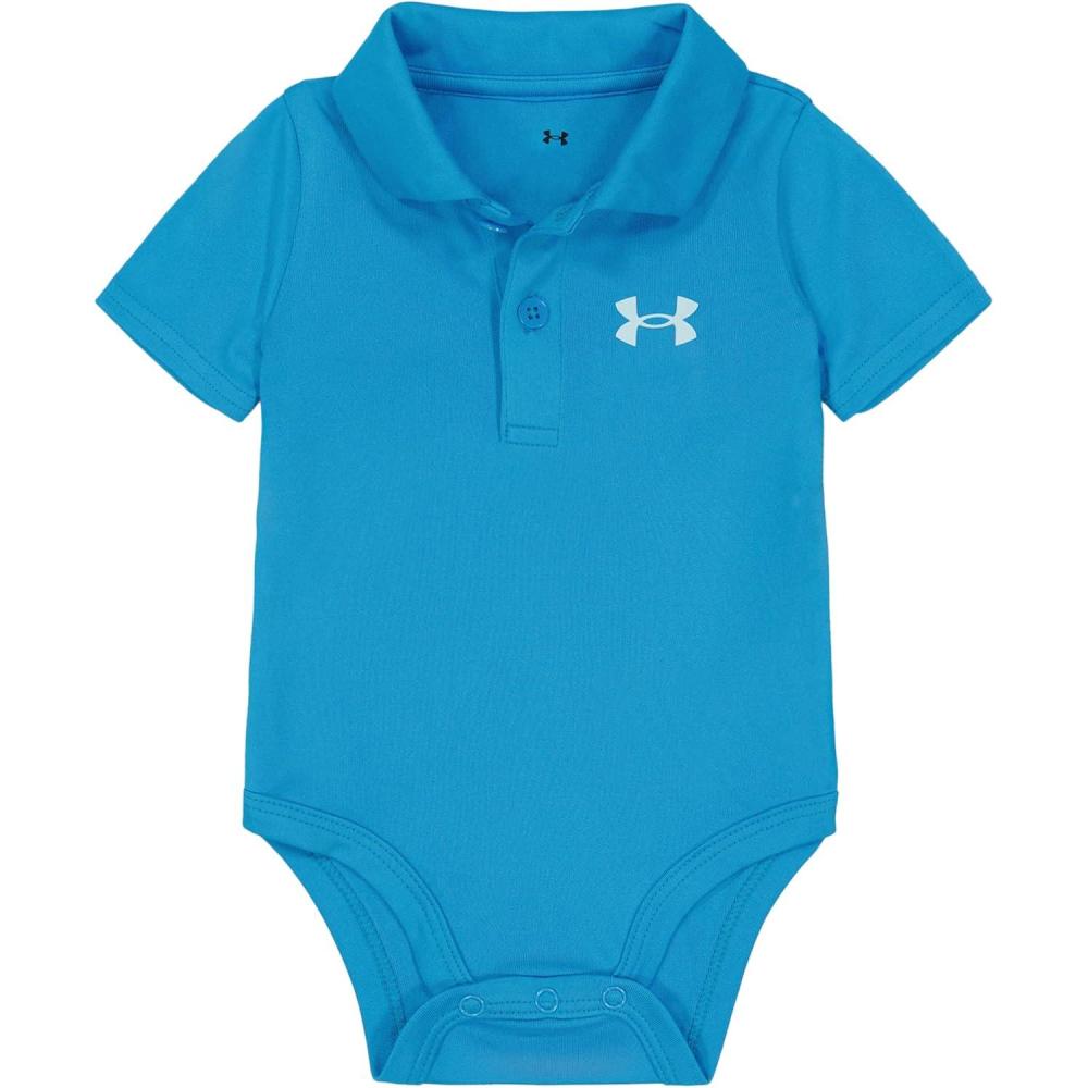 imageUnder Armour babyboys Logo Polo BodysuitCapri  Core