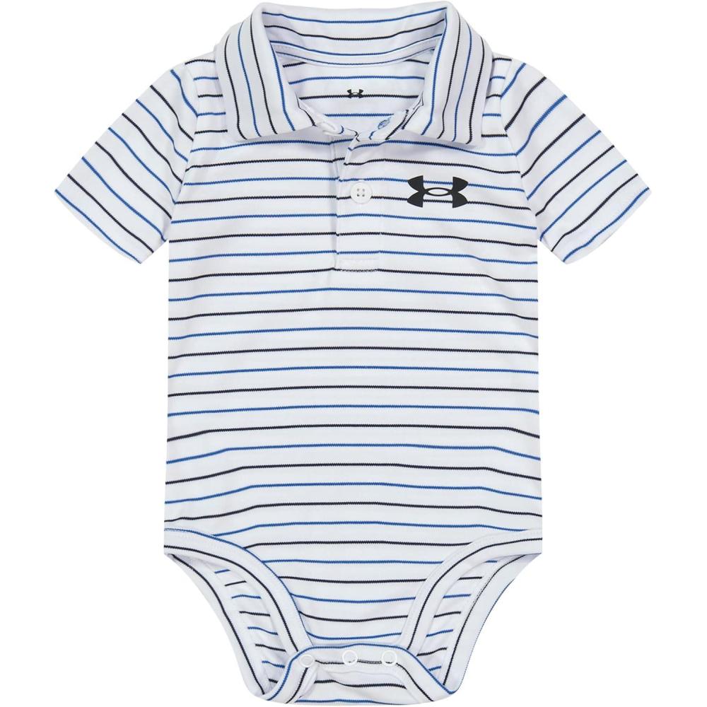 imageUnder Armour babyboys Logo Polo BodysuitWhite  Core