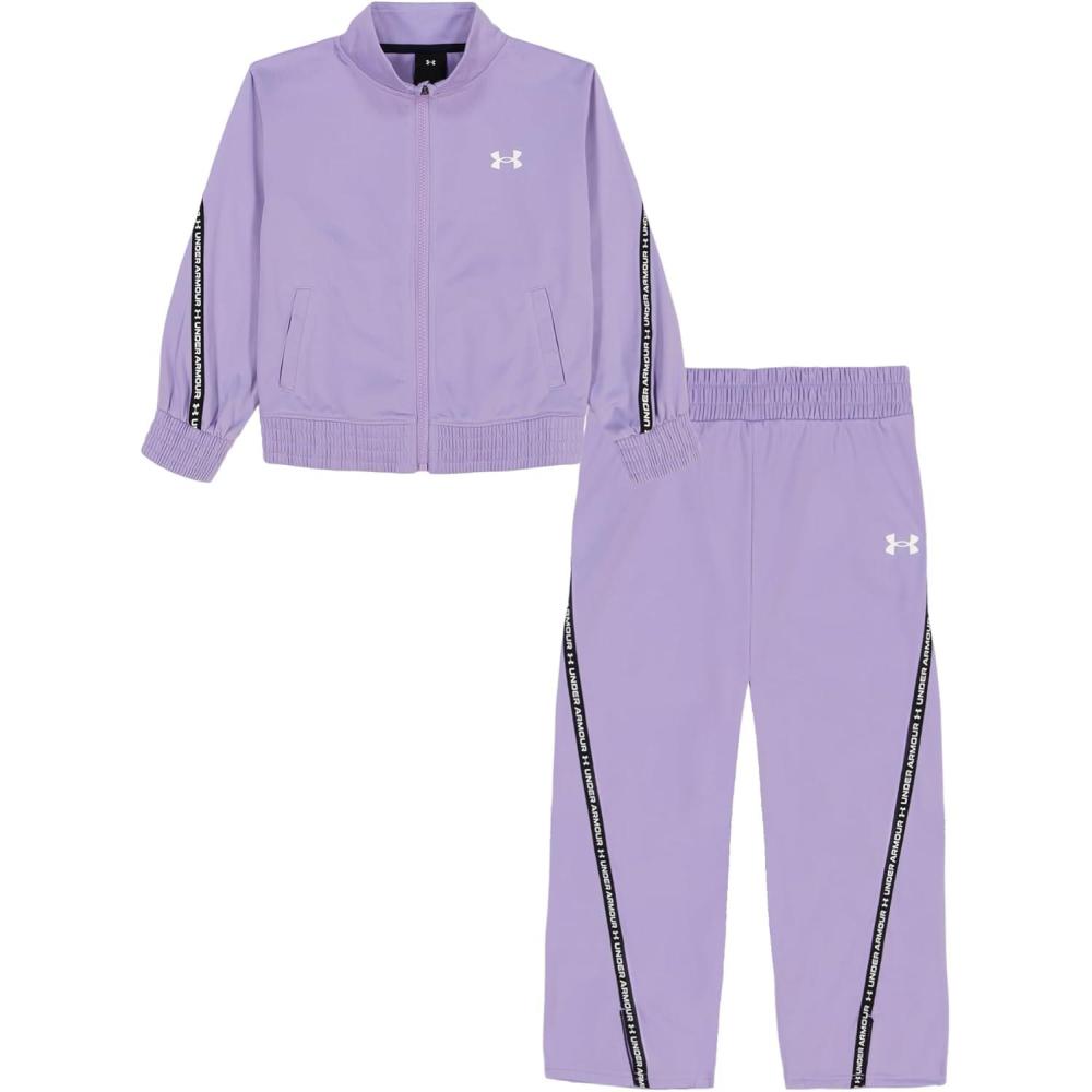 imageUnder Armour babygirls Ua Terrazzo Leopard Heart SetShort SetLavendar With Taping
