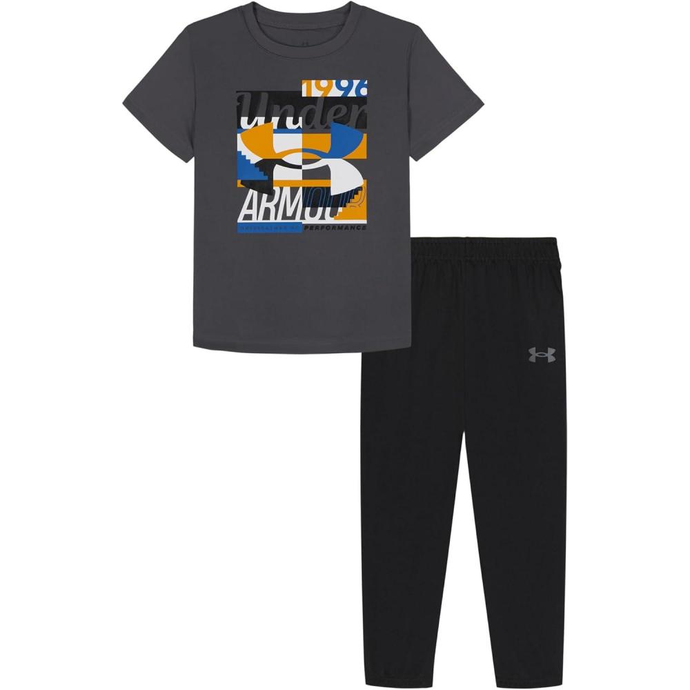 imageUnder Armour boys Hoodie Set Bottoms ampamp Hoodie Lightweight ampamp Relaxed Fit Zip UpCastlerock Tech