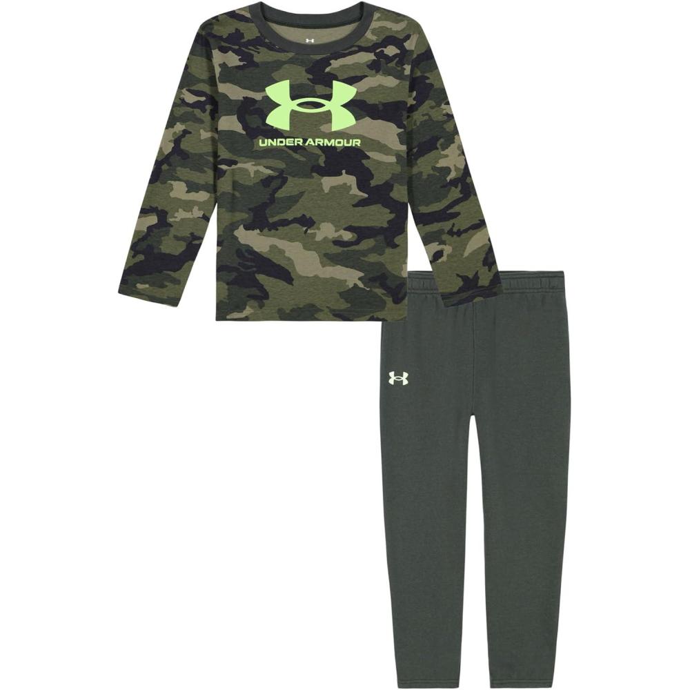 imageUnder Armour boys Short Sleeve Tee and Jogger SetBaroque Woodlands